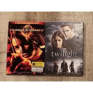 The Hunger Games 2-Disc DVD Twilight Dvd Lot Of 2 VERY GOOD Fast Shipping